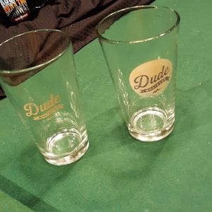 "Dude whatever"drinking glasses